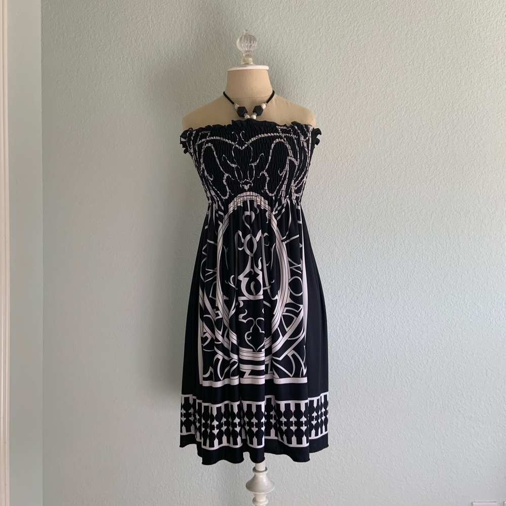 Size S 1•2•3 U.S.A Halter Tie Dress